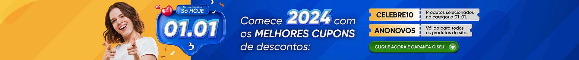 01.01 Descontos de Ano Novo!