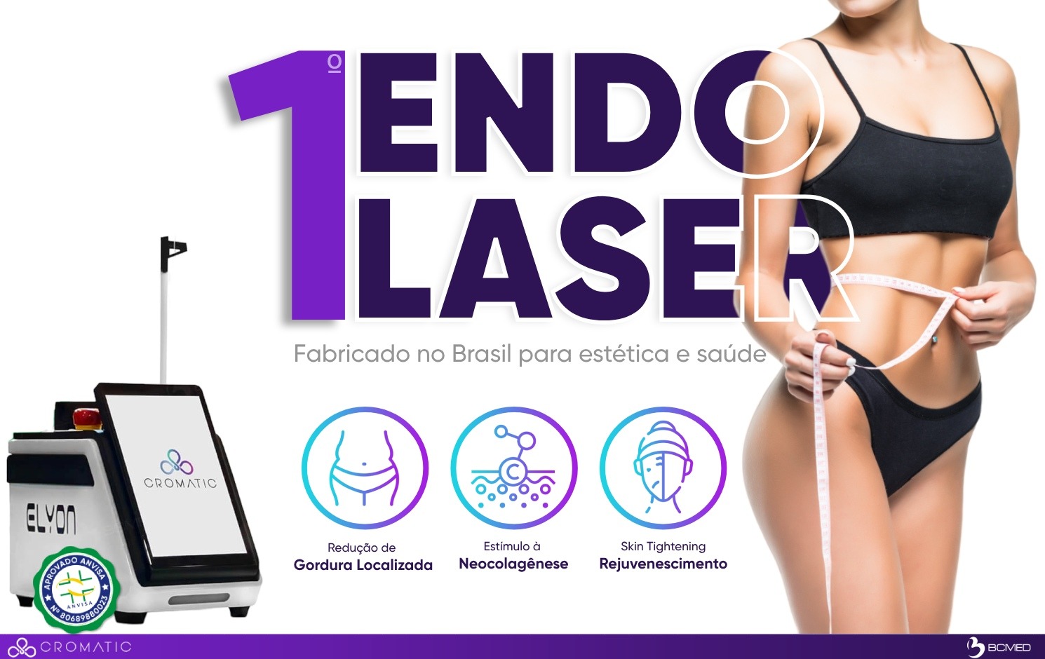 Elyon Dual Cromatic - BCMED laser subdérmico endolaser estético