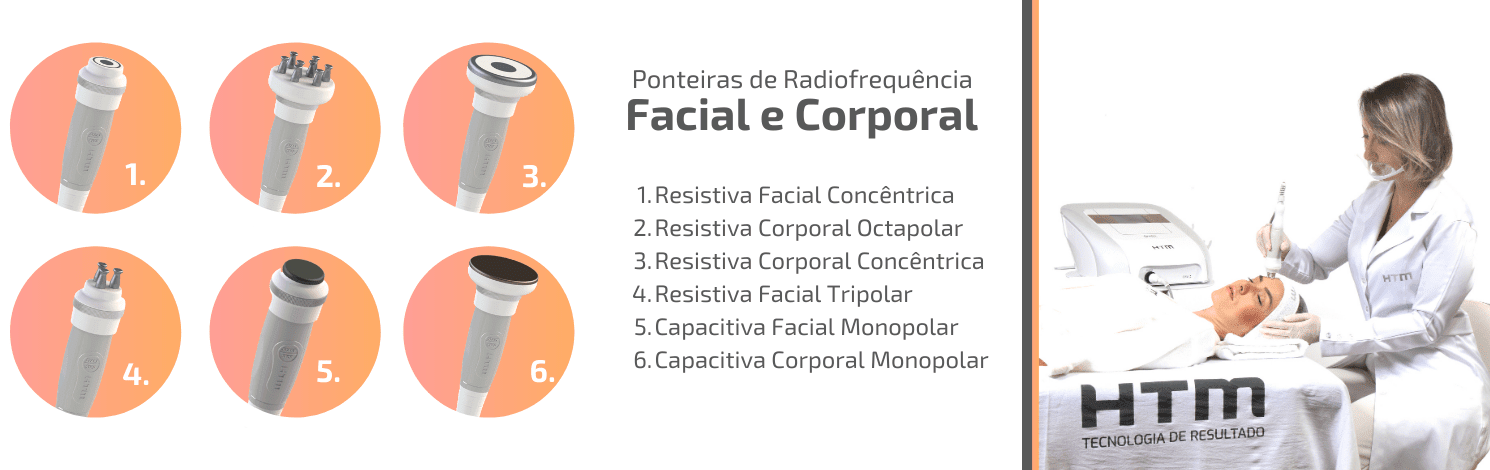 ponteiras faciais e corporais effect HTM na BCMED