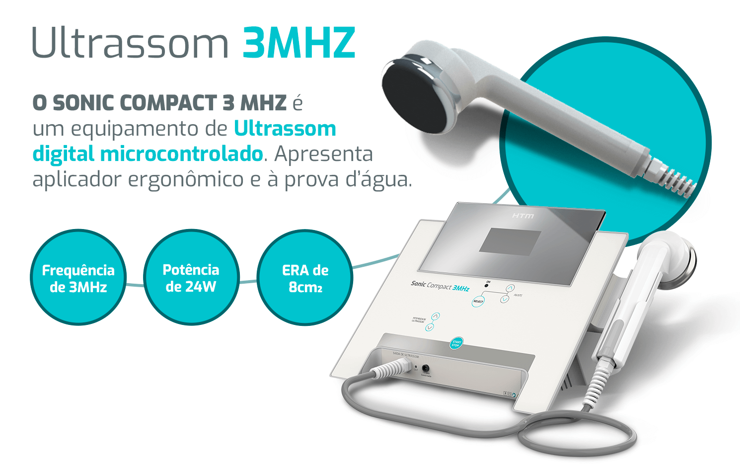 ultrasssom 3mhz sonic compact