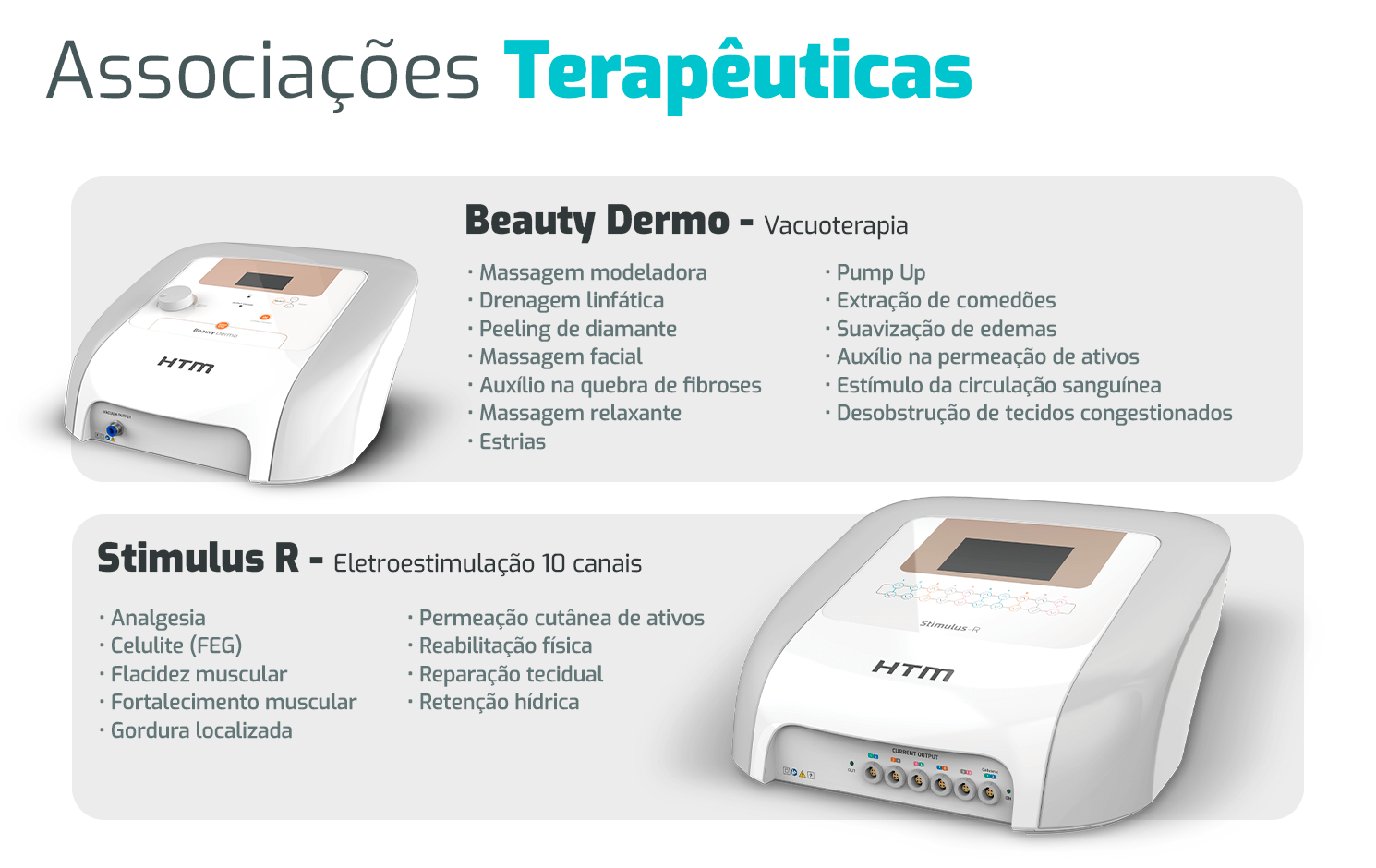 associações terapêuticas sonic compact 3mhz