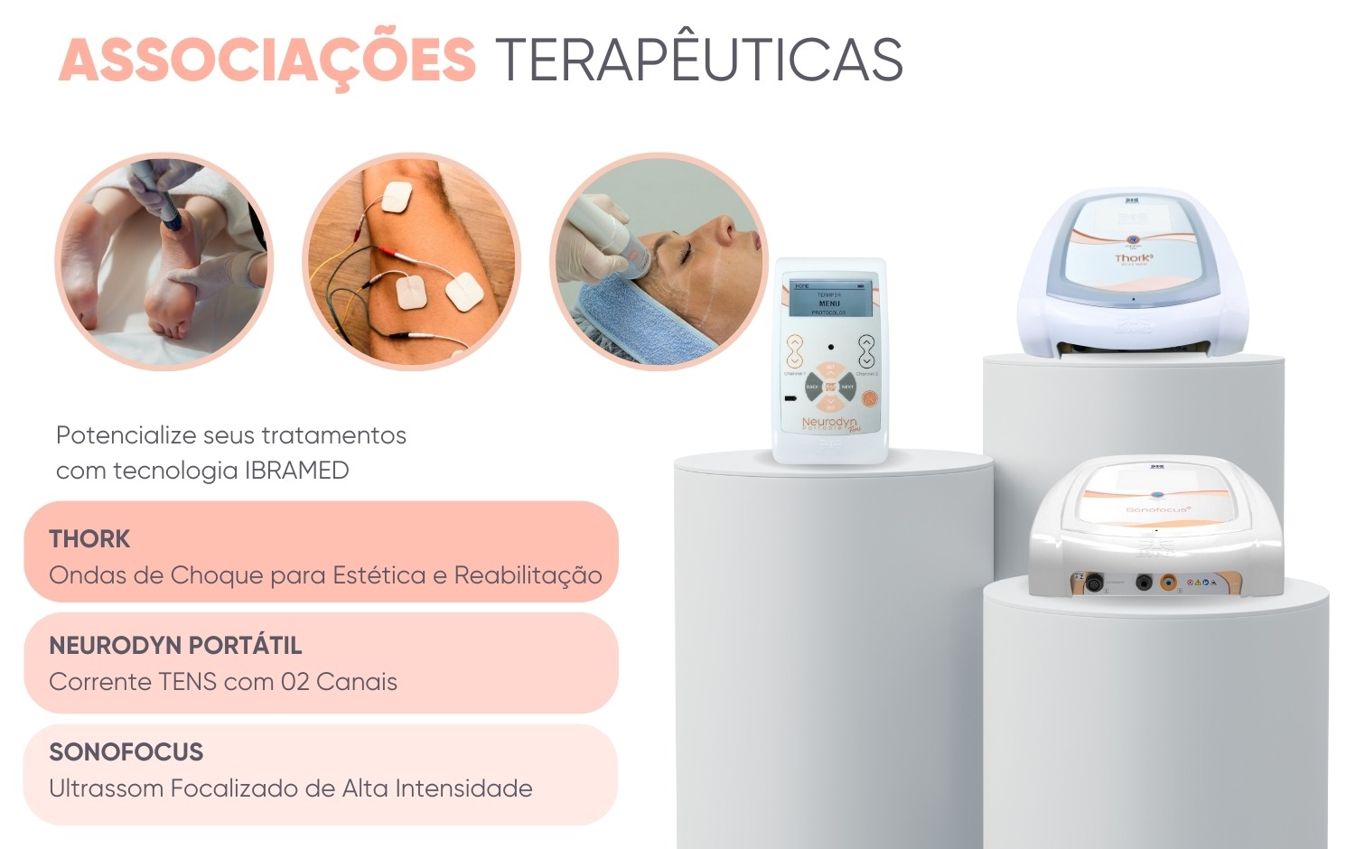 Laserpulse Portable Ibramed - associações terapêuticas