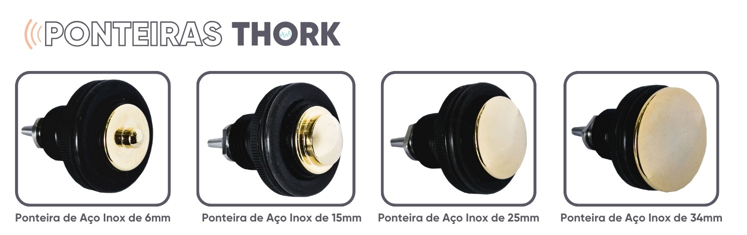 ponteiras inox Thork - Aparelho de Ondas de Choque