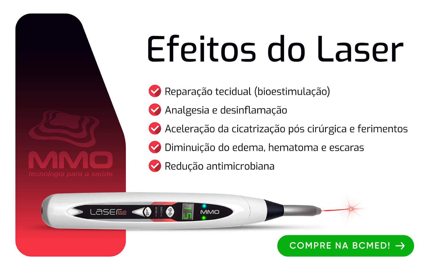 LASER DUO - efeitos do laser