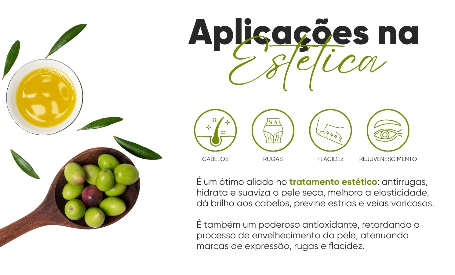 Óleo de Oliva Ozonizado - aplicações na estética