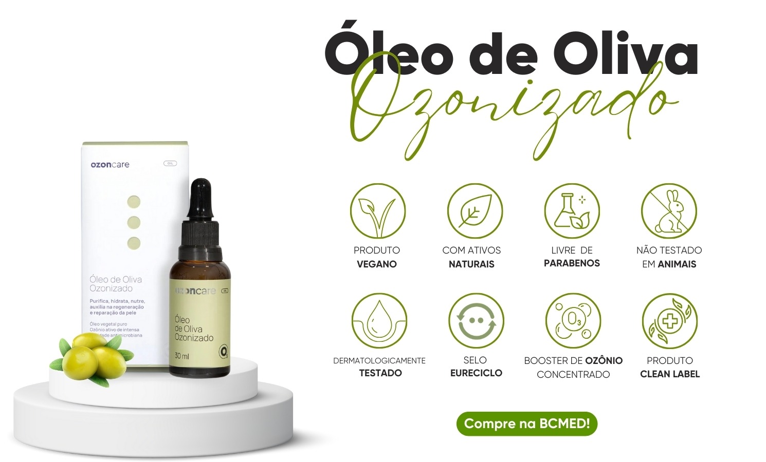 Óleo de Oliva Ozonizado - apresentação