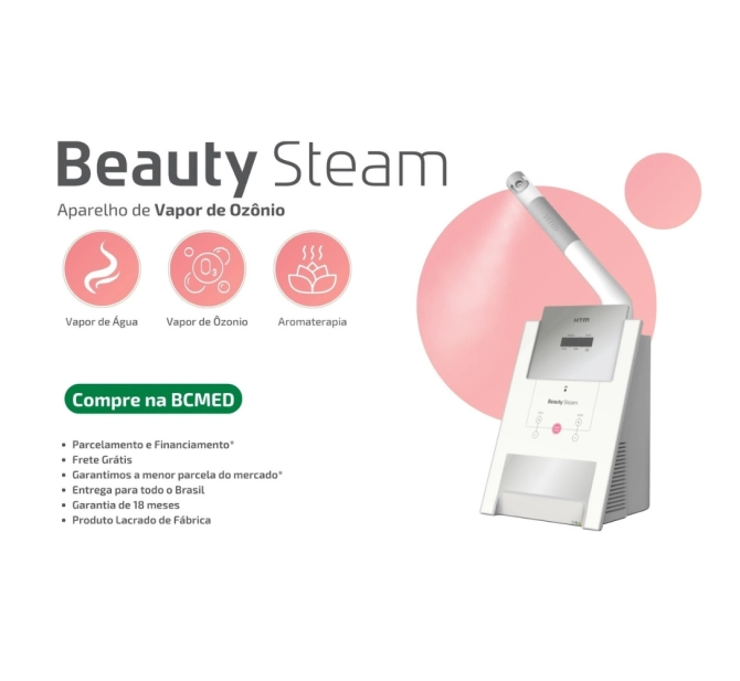 Kit - Stim Hair P/ Tratamento Capilar + Beauty Steam Aparelho de Vapor de Ozônio - HTM