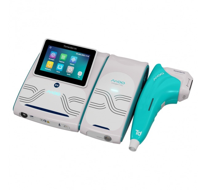 Níoo Prime HIFU - 3 Cartuchos Microfocados e 2 Macrofocados + Radiofrequência Microagulhada e Jato de Plasma - Tonederm