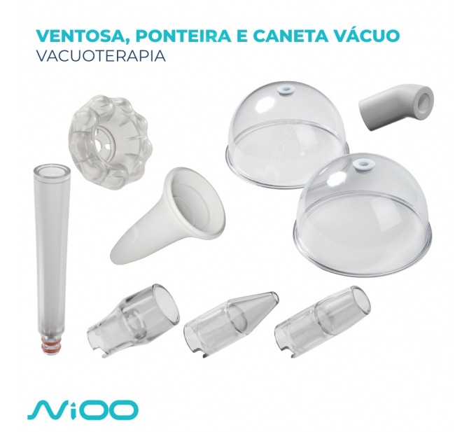 Níoo Pro - RF e RF de Plasma + LED Vermelho e Azul, Vacuoterapia e Peeling de Diamante - Tonederm