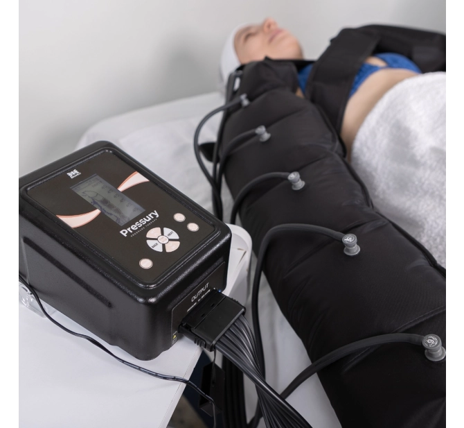 Pressury - Aparelho de Pressoterapia com 6 câmaras de Compressão - Ibramed