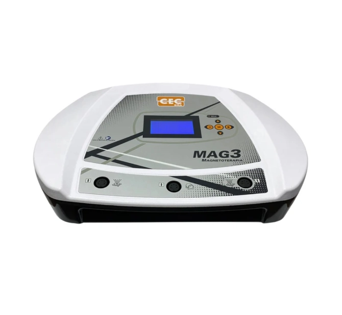 MAG3 PRO - Aparelho de Magnetoterapia com 3 canais - CECBRA