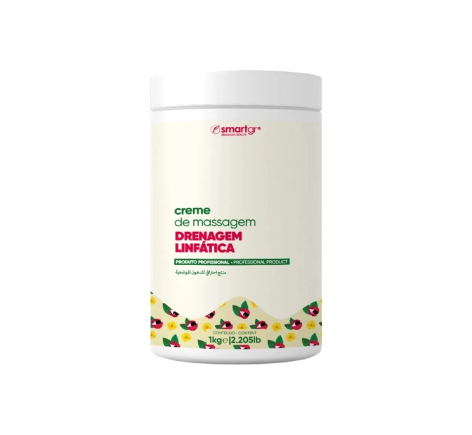 Smart Drenagem Linfática - Creme de Massagem 1kg - Smart GR