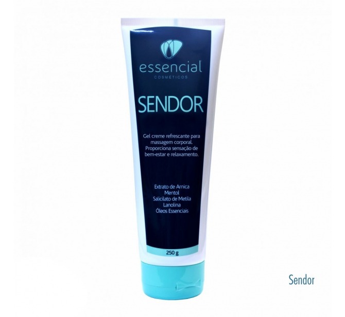 Sendor Gel Creme Alívio Da Dor Muscular - 250gr - Essencial Cosméticos