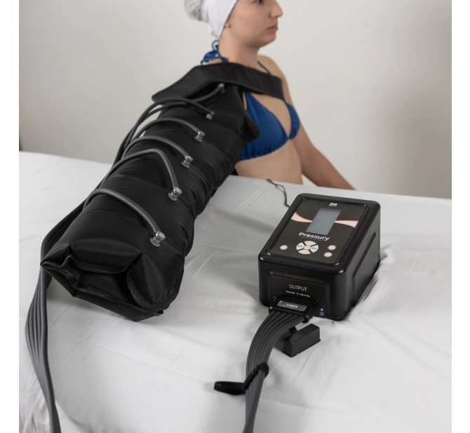 Pressury - Aparelho de Pressoterapia com 6 câmaras de Compressão - Ibramed