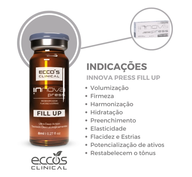 Kit iNjector Press + Innova Press (Lipo HD) + Innova Press (Fill Up) - Eccos Cosméticos