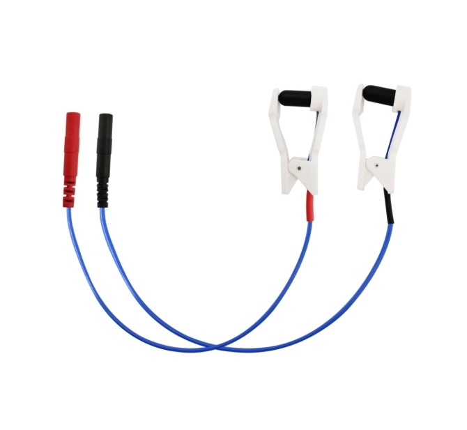 Clip Ear com Eletrodo Cilíndrico para Eletroestimulação Auricular - NKL