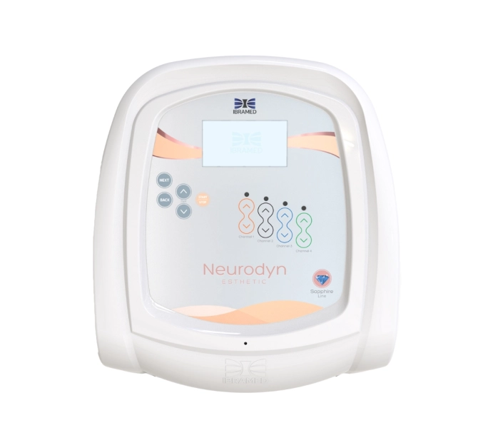 Novo Neurodyn Esthetic - Aparelho de Multicorrentes e Alta Frequência com 7 canais - IBRAMED