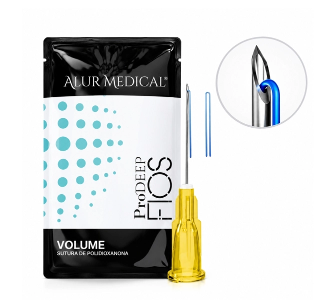 Fios de PDO Liso Mono 30G – 25mm/30mm - Pack com 10 unidades - Alur Medical