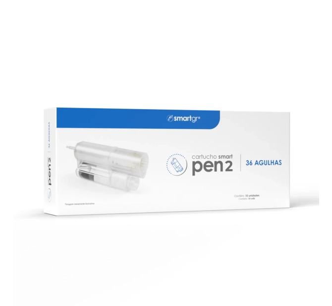Cartucho Smart Pen 2 – 36 Agulhas - 10 unid | Smart GR