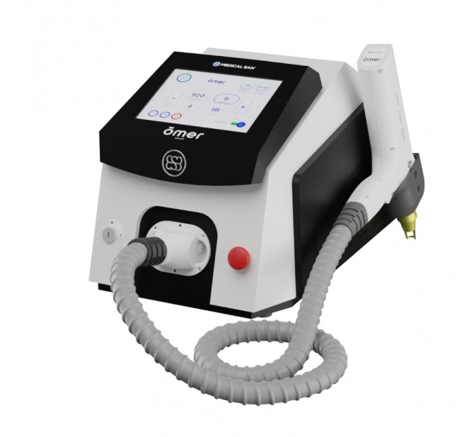 Kit - Ômer Smart + Carrinho GRÁTIS - Laser 3D Portátil para Remoção de Tatuagem e Micropigmentação - Medical San