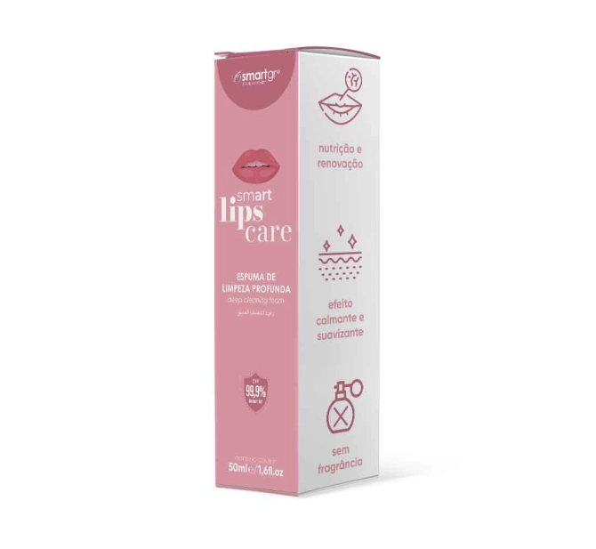 Smart Lips Care - Espuma de Limpeza Profunda 50ml - Smart GR
