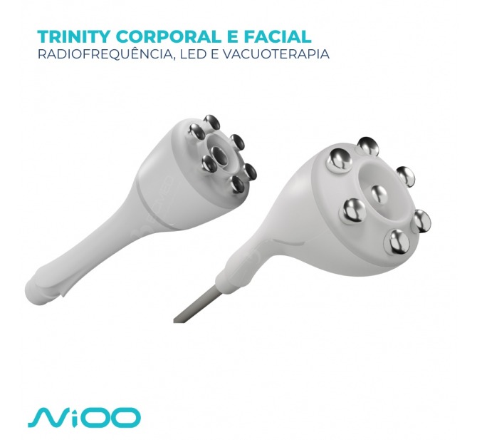 Níoo Prime - Módulo Circ e Colagen - Radiofrequência Fracionada, Jato de Plasma + Trinity Facial e Corporal + Vacuo Facial - Tonederm