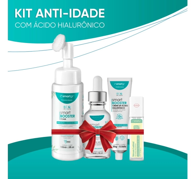 Kit Anti-Idade com Ácido Hialurônico - Smart GR