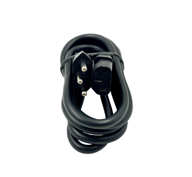 Cabo de Força 3x 0,75mm²x2m para equipamentos HTM