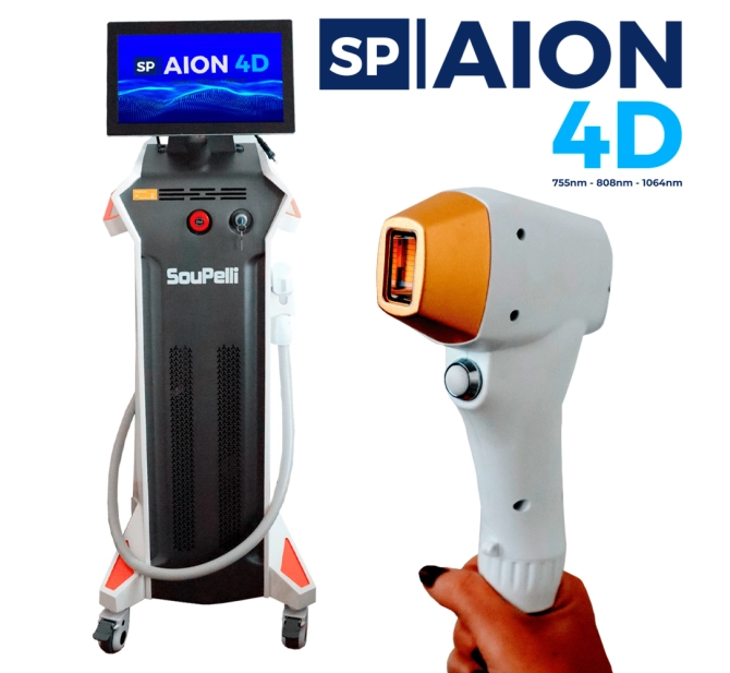 AlON 4D - Aparelho de Epilação a Laser - SouPelli