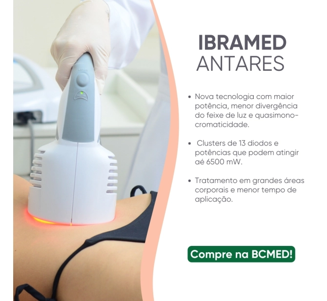 Antares Ibramed - Aparelho de LED e Laser para Estética e Reabilitação 