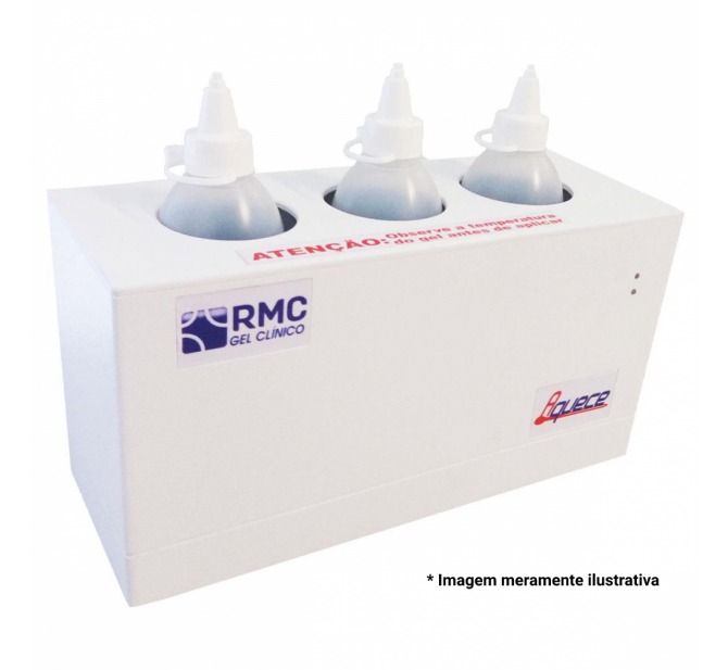 Aquecedor Eletrônico de Gel para Ultrassom Aquece - Para 3 recipientes - RMC