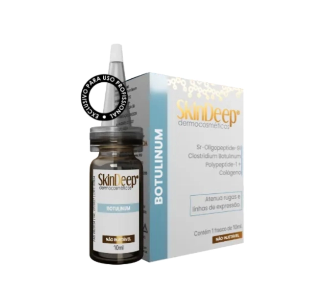 Ativo Botolinum Para Rugas e Linhas de Expressão - 1 unidade - 10 ml - SkinDeep 