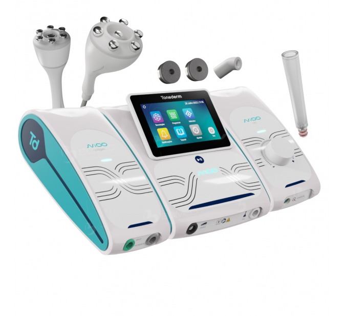 Nioo Prime - Kit para Radiofrequência, Vacuoterapia e Peeling de Diamante