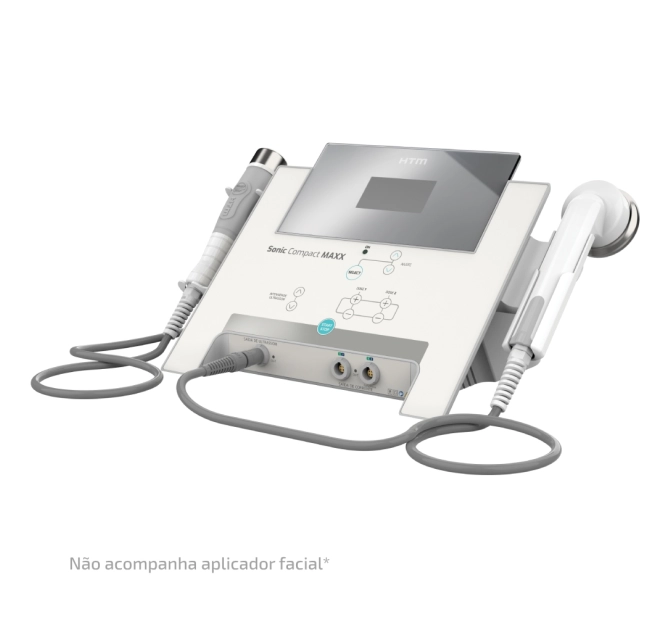 Sonic Compact Maxx HTM - Aparelho de Ultrassom e Correntes para Estética e Fisioterapia