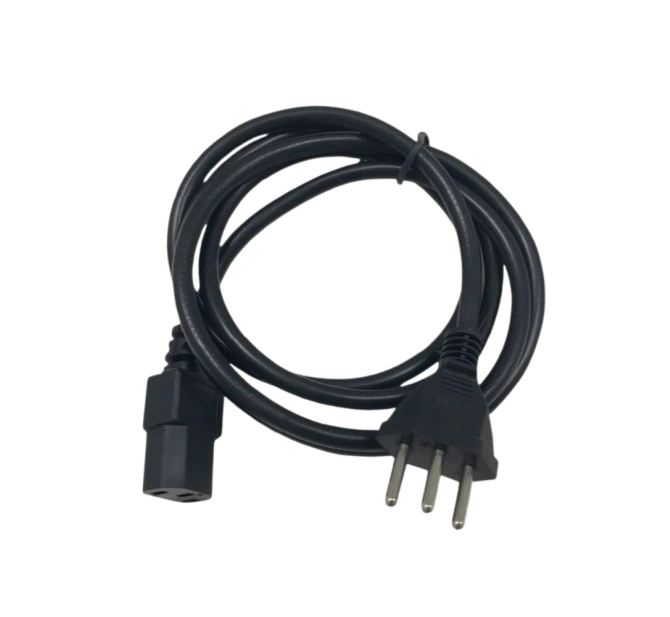 Cabo de Força 3x 0,75mm²x2m para equipamentos HTM