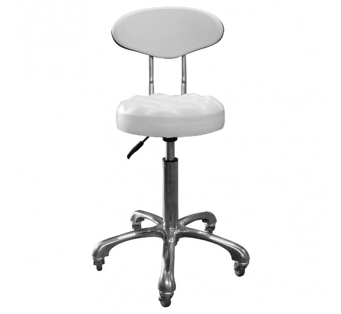 Mocho Fit com encosto - Branco - Estek