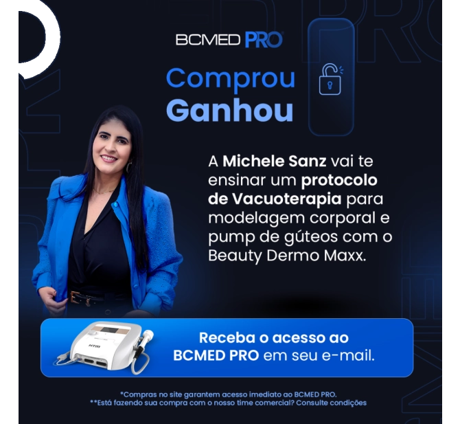 Beauty Dermo Maxx Equipamento de Vacuoterapia com LED - HTM
