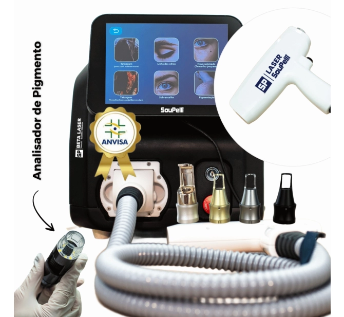 Beta Laser Smart - Laser ND YAG Q-Switched Nanossegundo - SouPelli