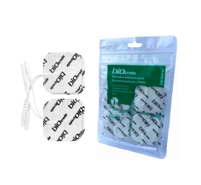 Biostim TENS/FES + Eletrodo Adesivo 5x5 cm (20 unidades) - Bioset