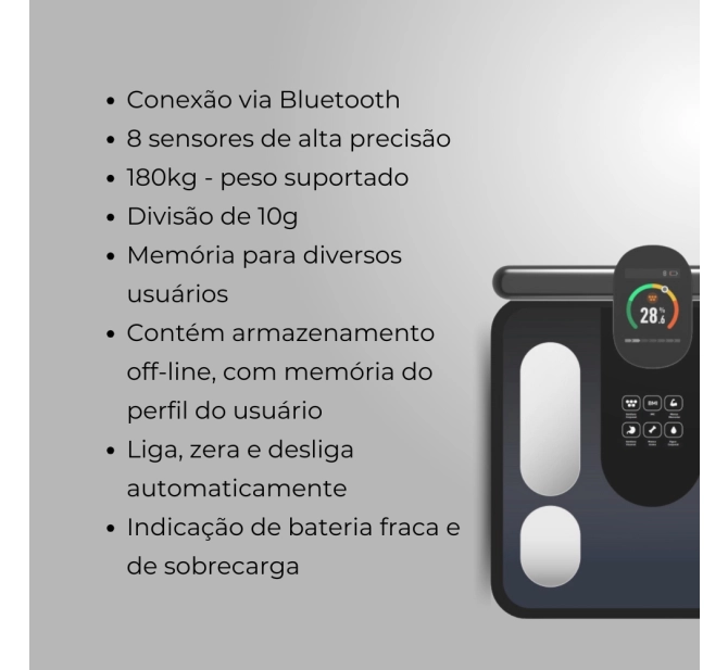 BodyScan Vision - Balança de Bioimpedância - Relaxmedic