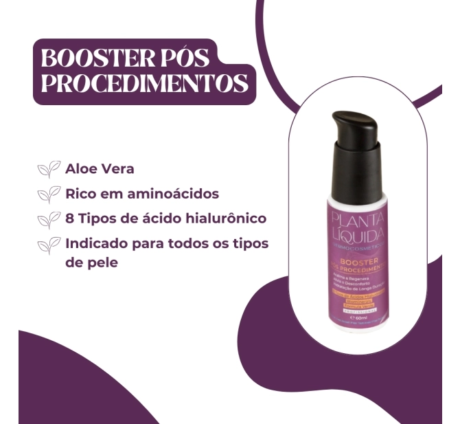 Booster Pós Procedimentos - 60 ml - Planta Líquida 