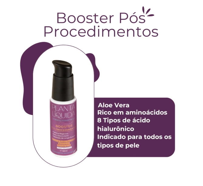 Booster Pós Procedimentos - 60 ml - Planta Líquida 