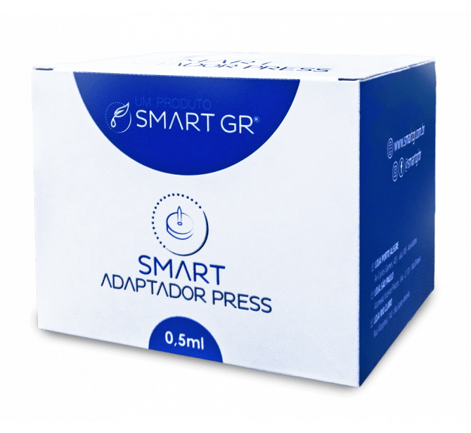 Caixa c/ 10 Un de Adaptadores 5ml Para Smart Press e Smart Press XS Caneta Pressurizada Para Mesoterapia e Intradermoter