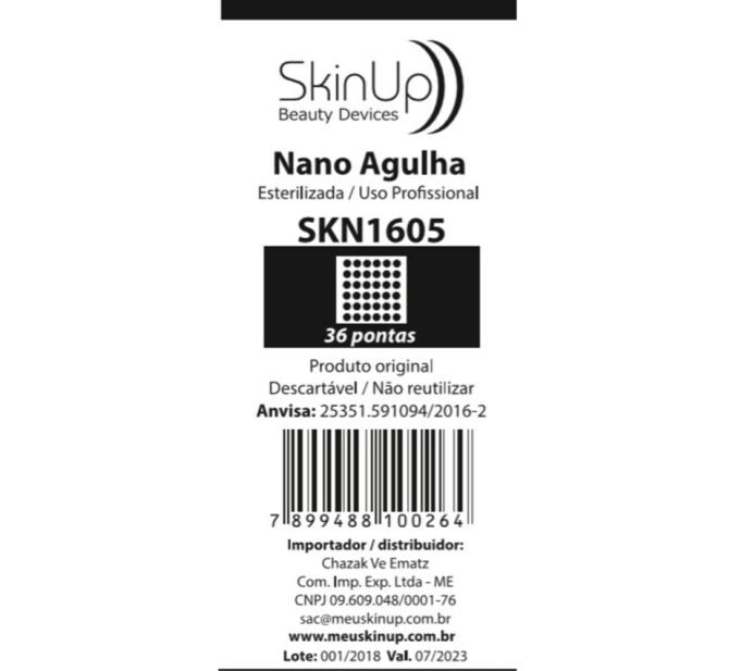 Cartucho De Caneta Para Microagulhamento Estético | Kit com 10 unidades - 36 Nano Agulhas - SkinUp