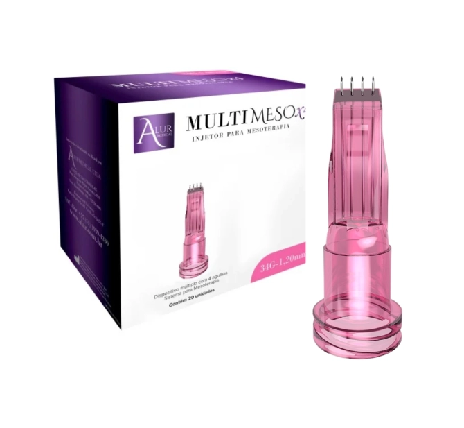 Injetor Múltiplo para Mesoterapia MultiMeso X4 - 34G-1,20mm - Alur