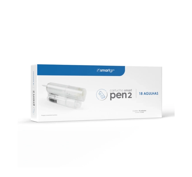 Cartucho Smart Pen 2 – 18 Agulhas - 10 unid | Smart GR