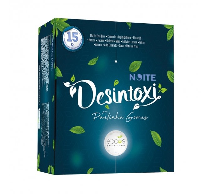Chá Desintoxi Noite 60 Sachês - Eccos Cosméticos