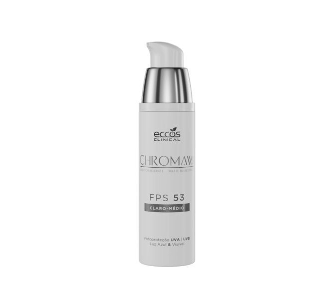 Chroma FPS 53 - Protetor Solar e Base Tonalizante 40ml - Eccos Cosméticos