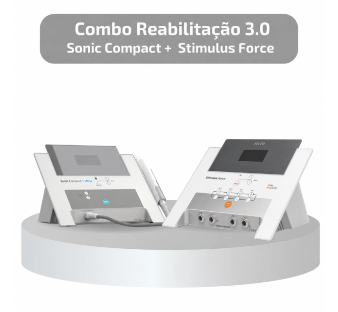 Combo de Reabilitação 3.0 - Stimulus Force + Sonic Compact 1 e 3 - HTM