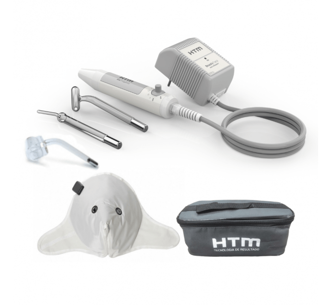 Kit Estética Facial - Alta Frequência, Eletrodo Rolinho e Máscara Térmica Facial 